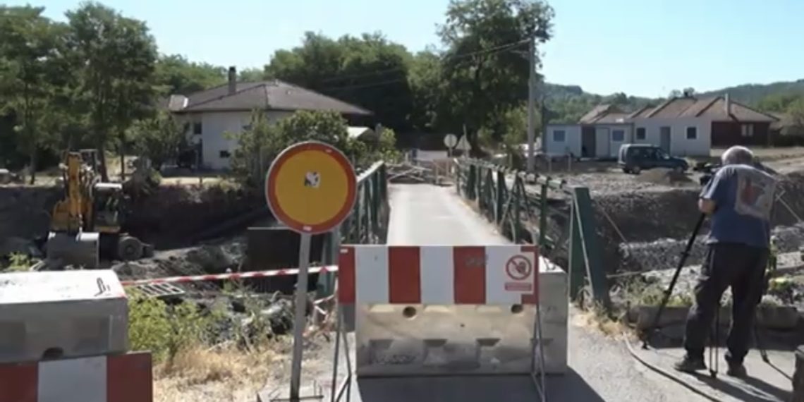 Radovi na izgradnji novog mosta i obaloutvrde kod Idile u Ribnici