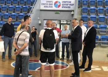 Ministar sporta Zoran Gajić u poseti Kraljevu
