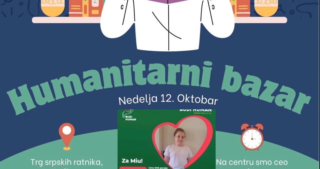 Humanitarni bazar za Miu u nedelju – Dan kada reči leče
