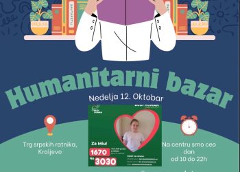 Humanitarni bazar za Miu u nedelju – Dan kada reči leče